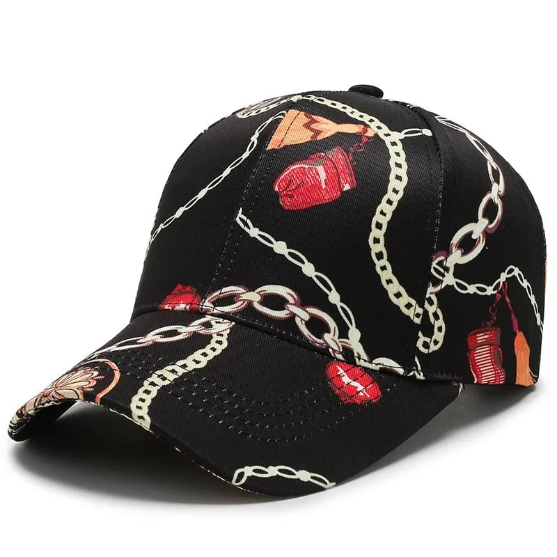 Poker Letters print Baseball Caps for men women cotton Casual sport Snapback cap hat fashion Hip Hop Caps