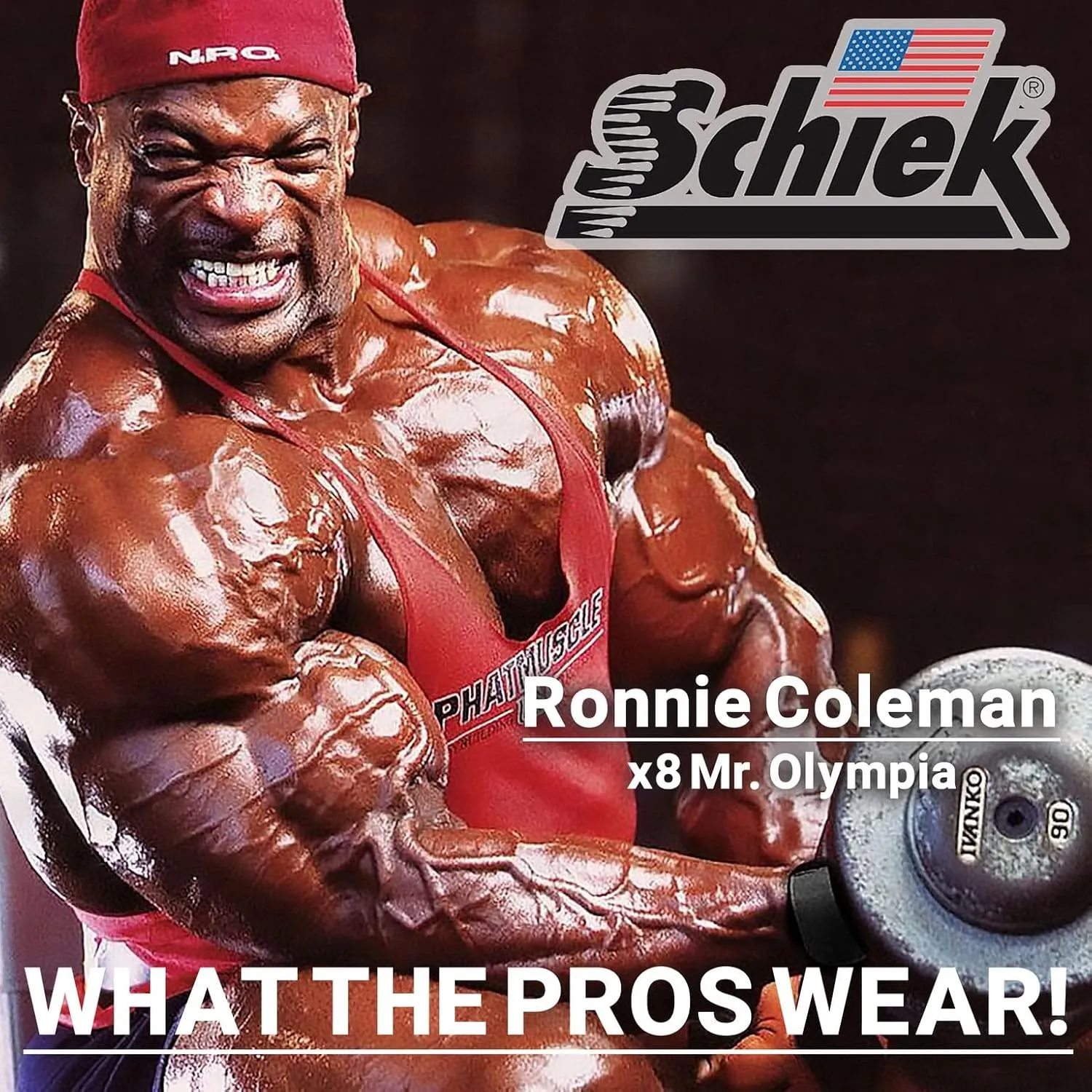 Schiek Ronnie Coleman Signature Series Lifting Gloves - Weight Lifting Grip Gloves