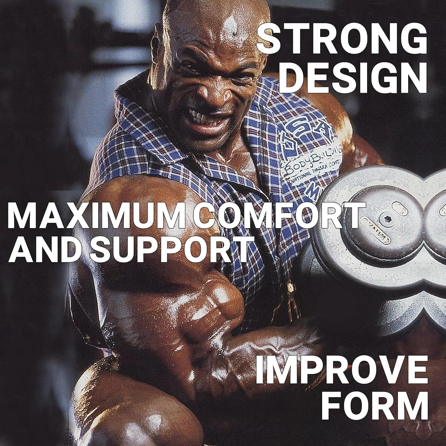 Schiek Ronnie Coleman Signature Series Lifting Gloves - Weight Lifting Grip Gloves