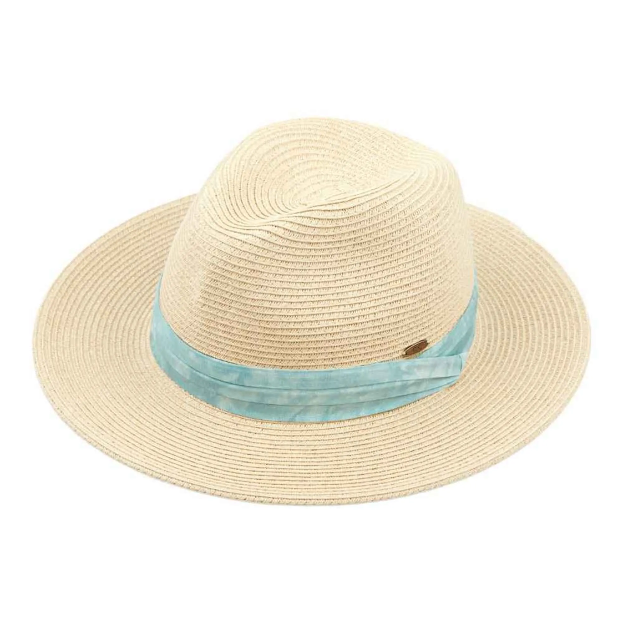 ST850 Tie Dye Band Straw Panama Hat