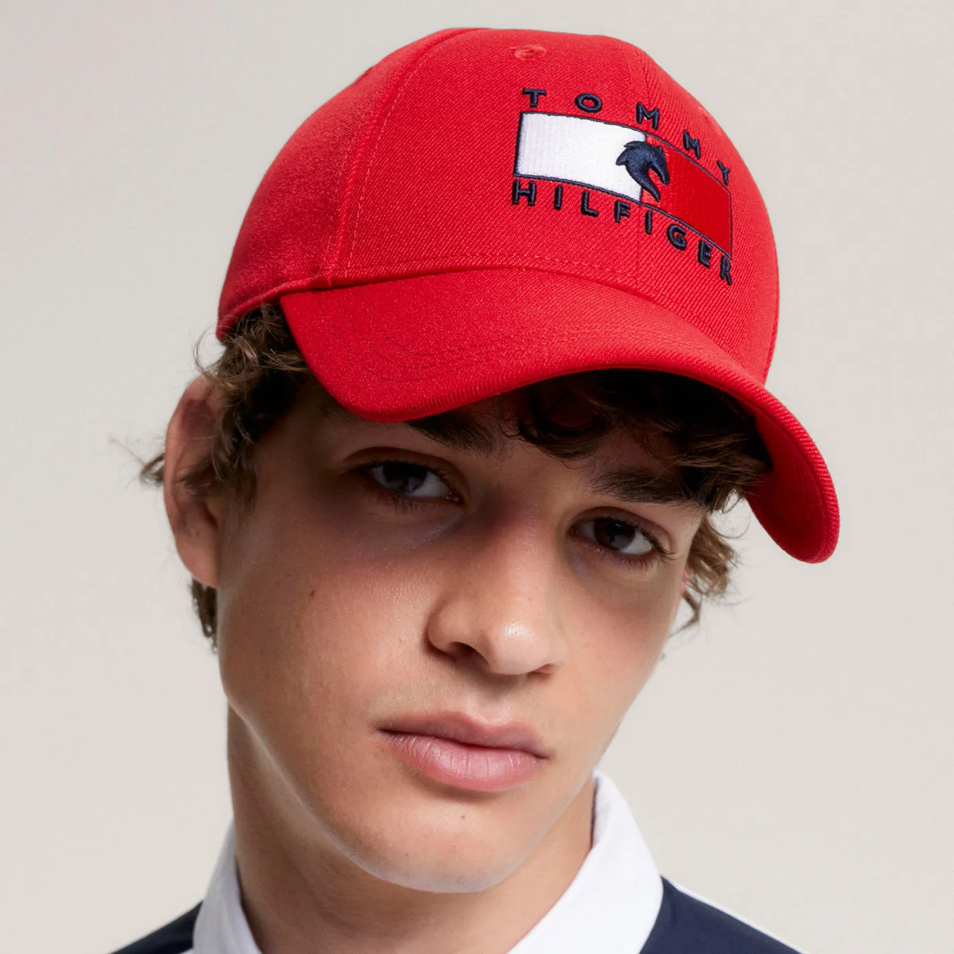 Tommy Hilfiger Montreal Water Repellent Cap - Fierce Red