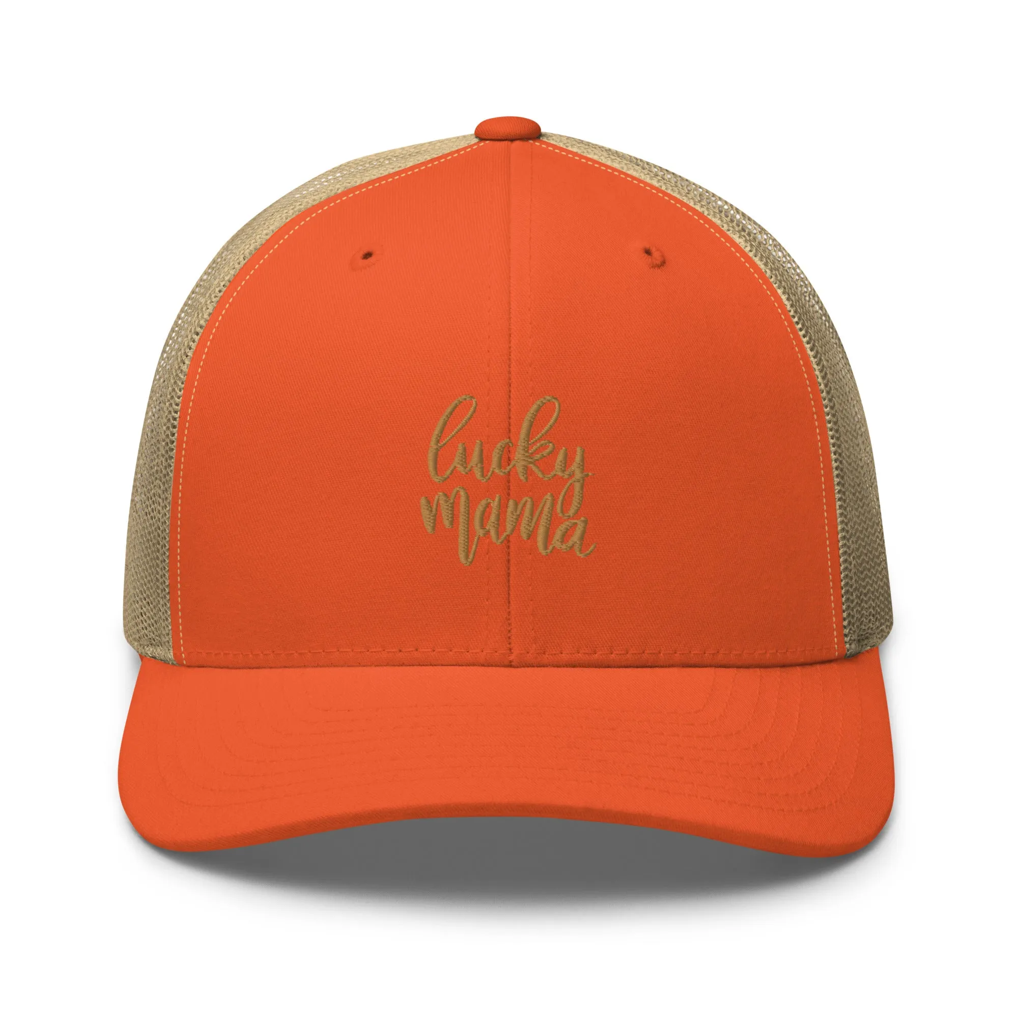 Trucker Cap, Lucky Momma, Embroidered, lioness-love