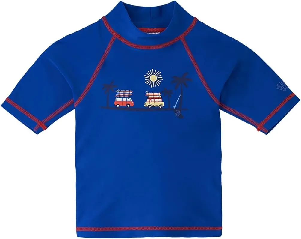 UV SKINZ Boys 3 Piece Sun and Swim Set with UPF 50  Sun Protection  Boys Swimsuit, Toddler Swim Suits