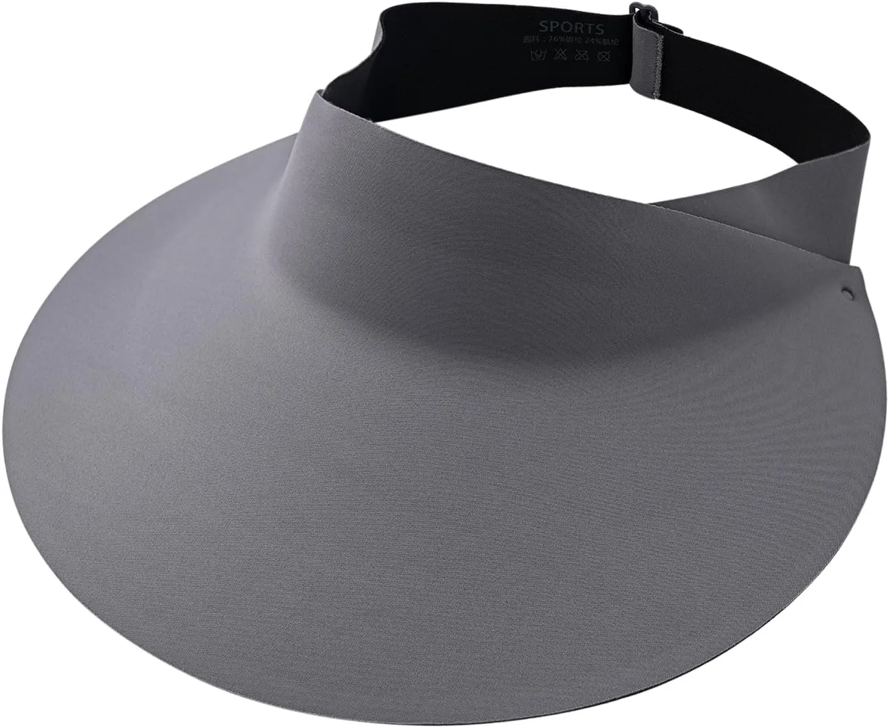Women Wide Brimmed Non-Trace Ponytail Sunscreen Visor, Foldable Beach Sun Hat with UV Protection for Women Young Girls